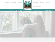 Tablet Screenshot of fenestrationdessommets.com